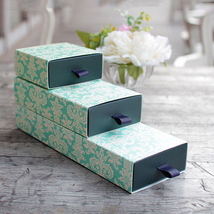 A Spot Classical Rectangle Chinese Tea Packaging Small Gift Box Drawer Wedding Candy Carton Wholesale Gift Box MOQ: 100PIECE - Mixbatch