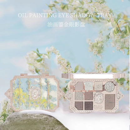 P eyeshadow disc makeup