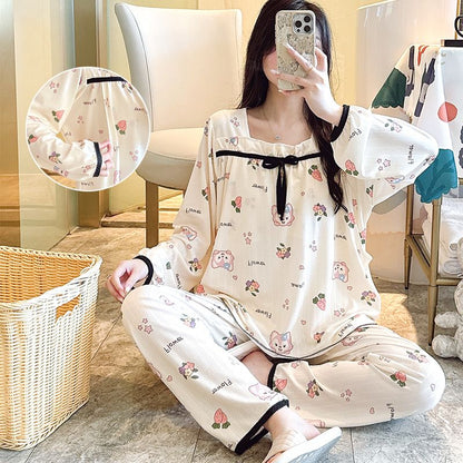 P Loose Maternity & Nursing Clothing Set