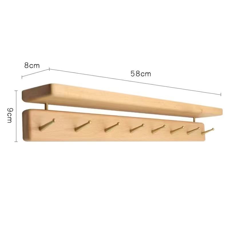 P black walnut hat rack