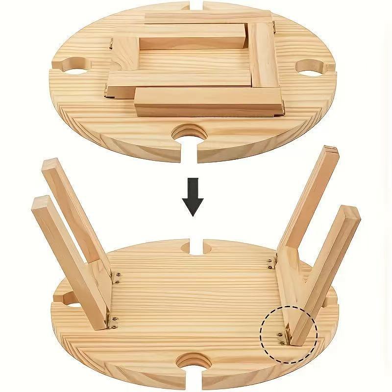 P outdoor snack tray