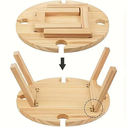 P outdoor snack tray