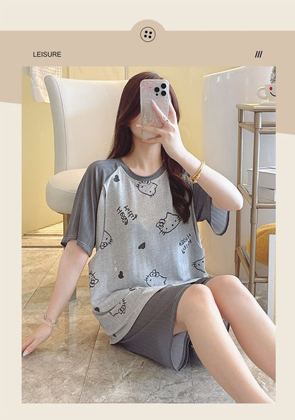 P Loose Maternity & Nursing Clothing Set