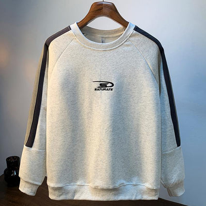 P crew neck sweater