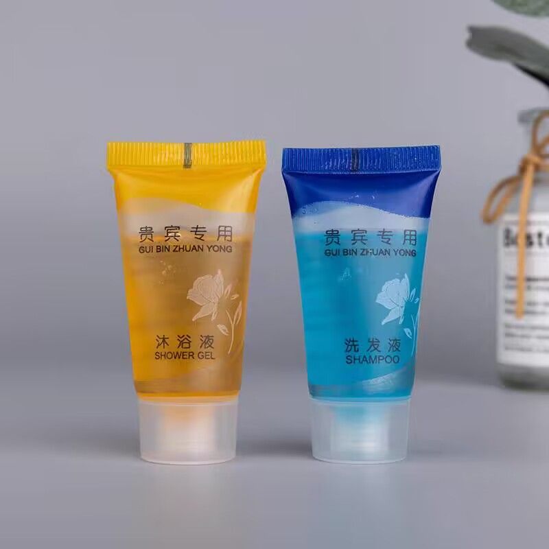P Body wash, shampoo, toiletries