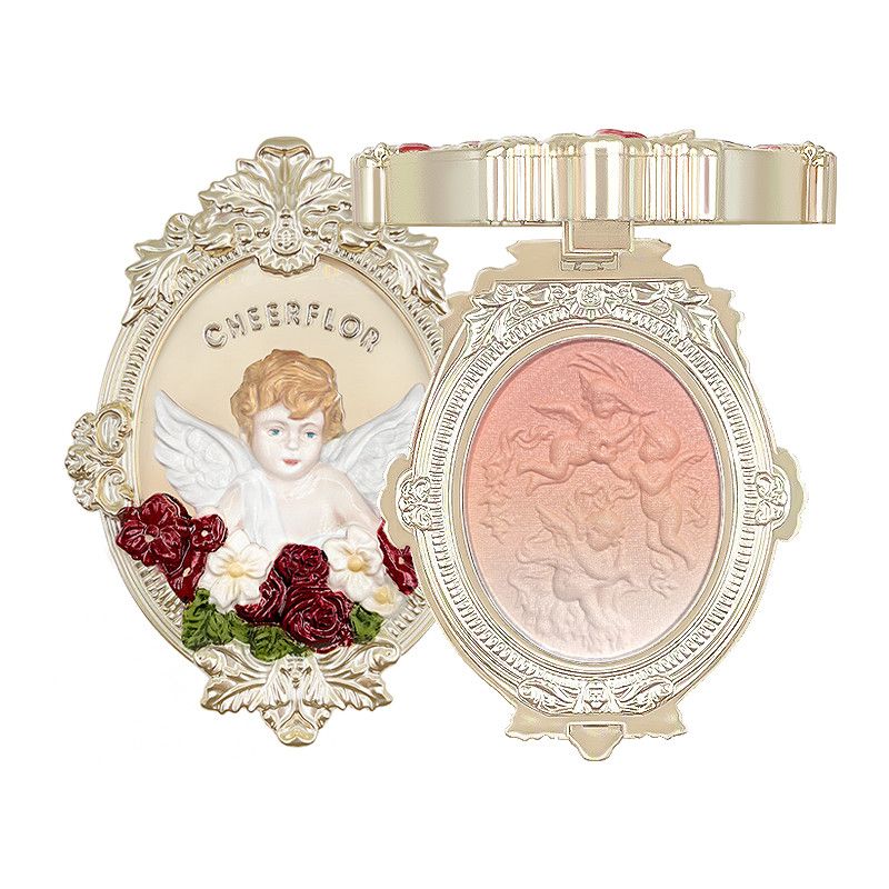 P Embossed Blush