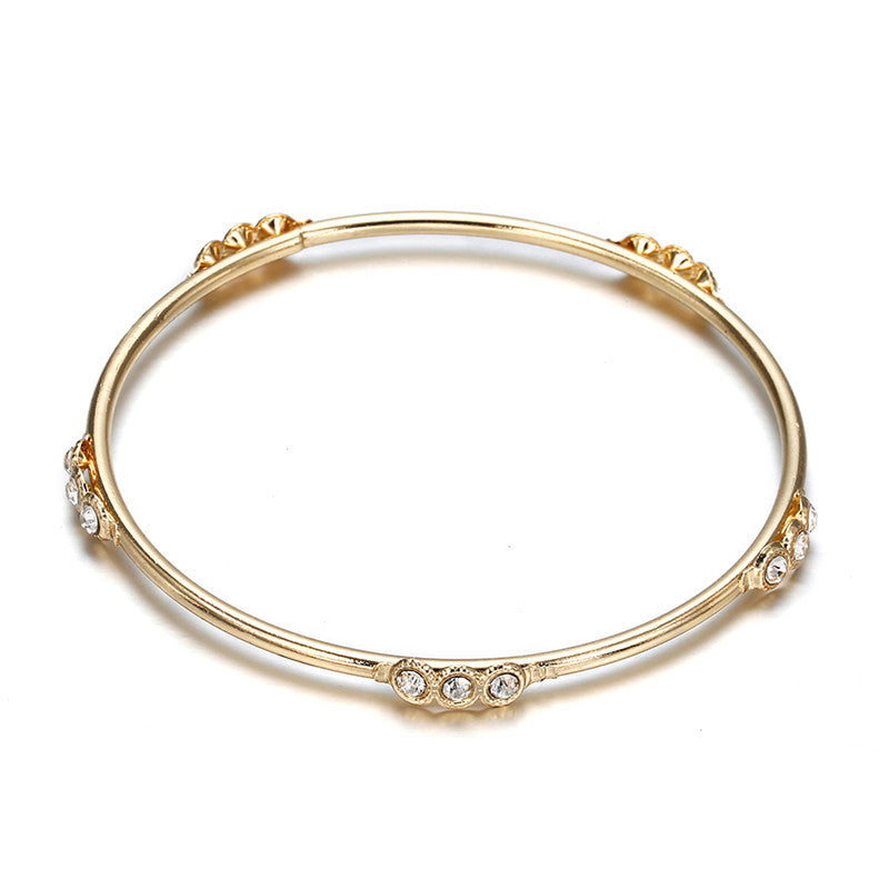 A European and American bracelet cross-border jewelry wish AliExpress popular multi-layer diamond-encrusted alloy bracelet women's bracelet - Mixbatch