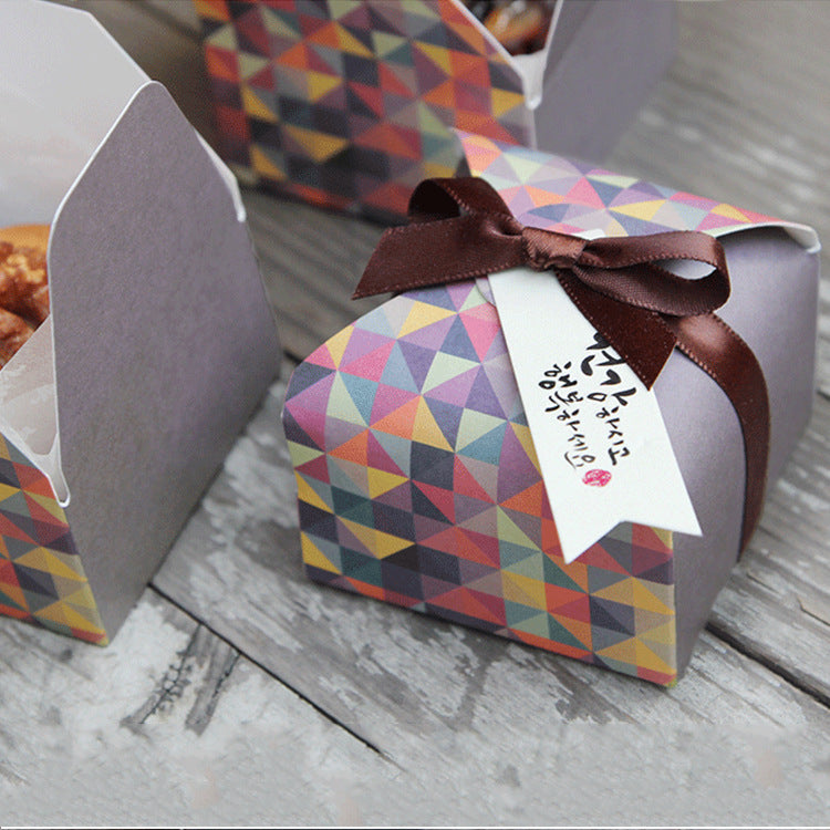 A Mini Candle Handmade Soap Square Small Gift Carton Spot Creative Small Pastry Box New Folding Candy Carton MOQ: 100PIECE - Mixbatch