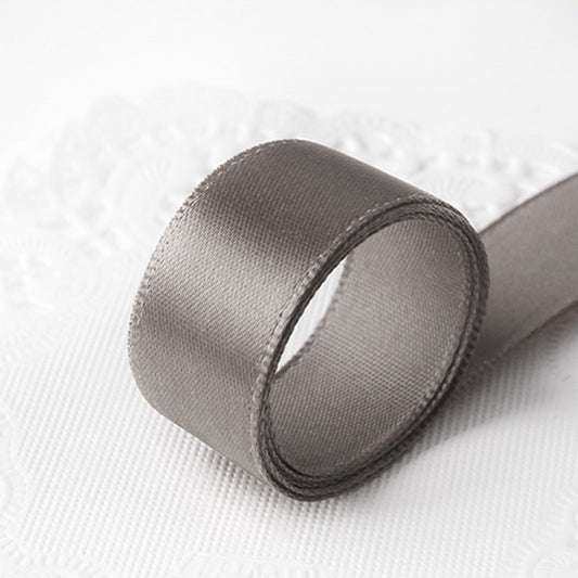 A gift box decorative gray webbing bouquet bow packaging spot clothing accessories ribbon ribbon 25 yards/roll MOQ: 50 ROLL - Mixbatch