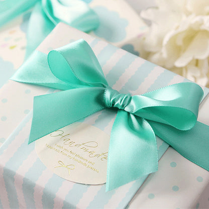 A 10/15/25 MM gift box decorative ribbon packing belt bow sealing ribbon ribbon spot 25 yards/roll MOQ: 50 ROLL - Mixbatch