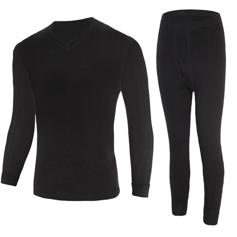 A winter men's cotton thermal underwear