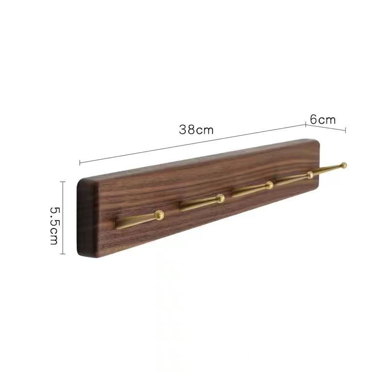 P black walnut hat rack
