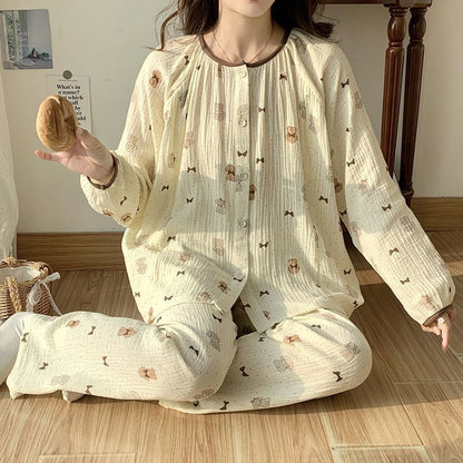 P Loose Maternity & Nursing Clothing Set