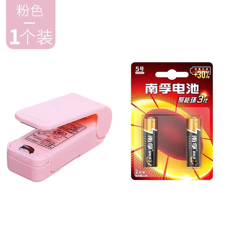 (VIDEO) New Mini Sealing Machine Magnetic Charging Household Snack Freshness Sealing God Multi functional Small Sealing Machine - Mixbatch