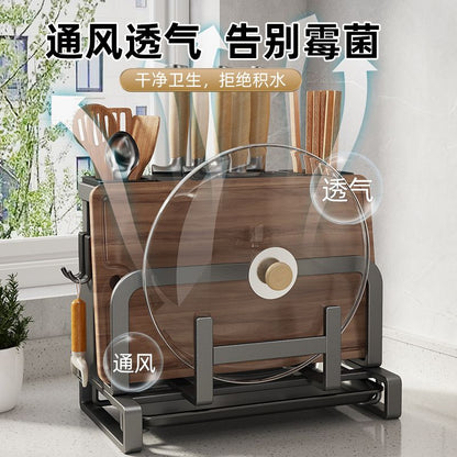 P Tool holder Shelf Multifunctional Kitchen Countertop Storage Rack