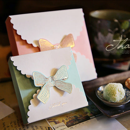 A Korean version cardboard soap flower large bow gift box spot creative candy baking packaging carton wholesale MOQ:100PIECE - Mixbatch