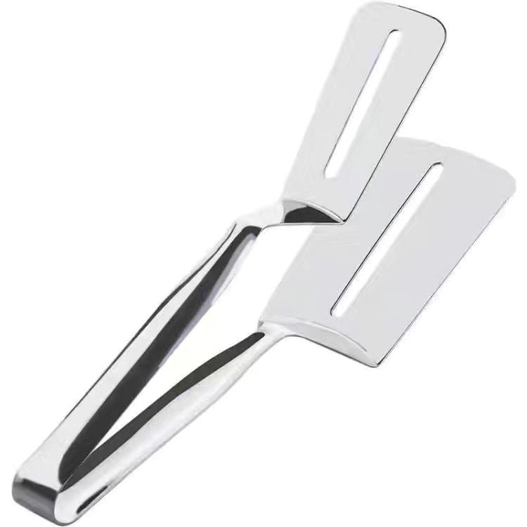 304 stainless steel fried fish anti-scald clips flipping fish shovel fried fish artifact silicone spatula steak home kitchen frying spatula - Mixbatch