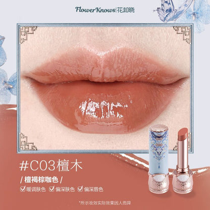 P Flower Know Butterfly Cloud Shoulder Lipstick New Film-forming Mirror Solid Not Easy to Naked White Daily Moisturizing