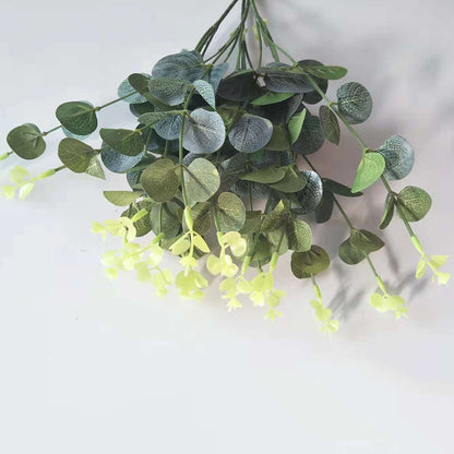 A small bunch of money leaves potted plants simulated green plants wedding home set shooting props silk flowers