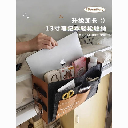 P fabric bedside storage