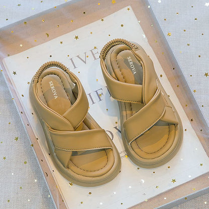 P new summer children's sports non-slip soft sole versatile beach shoes girls fashion
