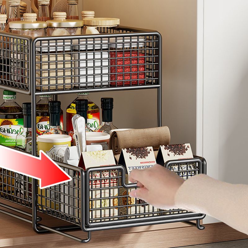 P pull-out storage rack