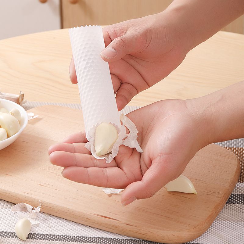 Silicone garlic peeler, household manual garlic peeler, garlic peeler, garlic press, kitchen garlic peeler - Mixbatch