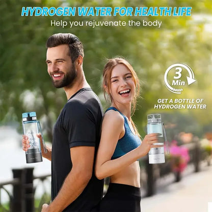 Original Manufacturer's 450ml PC + Tritan Hydrogen Bottle 2000PPB SPE PEM Hydro Gym Recovery Outdoor RV