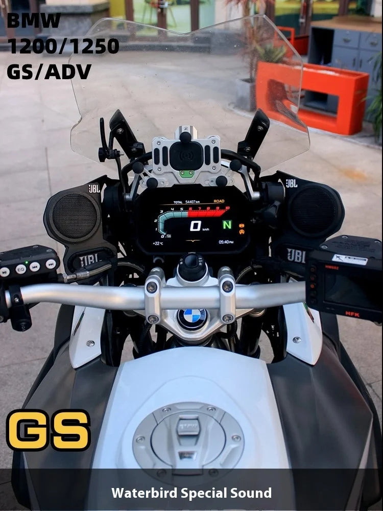 A 1250GSADV custom front audio subwoofer heavy duty waterproof bluetooth speaker aluminum metal material original height