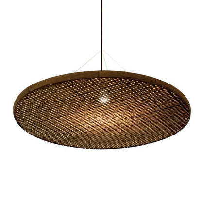 A bamboo chandelier