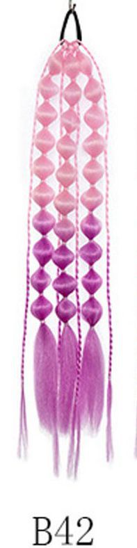 A [Children's New Products] Girls twist ponytail lantern bubbles, stage drama New Chinese ponytail Internet celebrity braids - Mixbatch