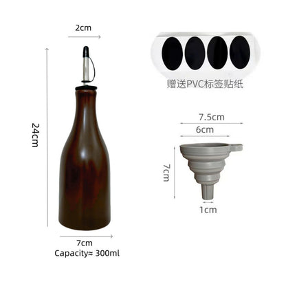 زجاجة زيت خزفية، زجاجة توابل 