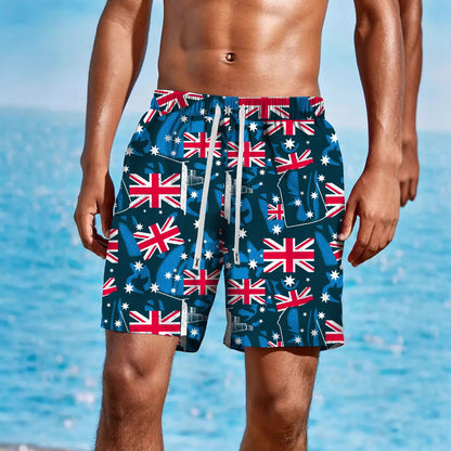 A men's loose beach pants