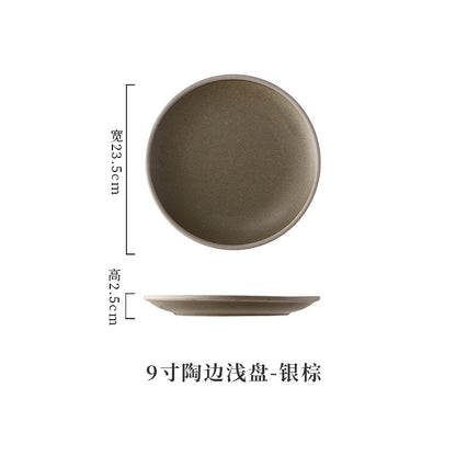 A Western food plate ceramic tableware