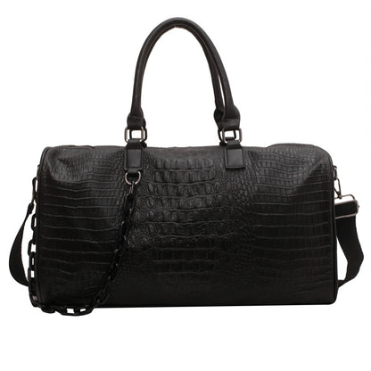 A short-distance travel bag large-capacity soft leather anti-splashing fitness bag overnight bag new lightweight cross-border weekend bag trendy girl
