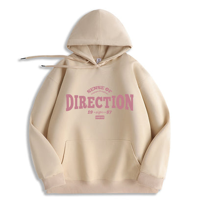 A hooded sweater