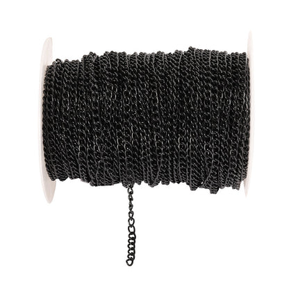 A DIY jewelry accessories, encrypted iron chain, necklace jewelry chain, hairpin tail chain, hair accessories fringed chain connecting chain