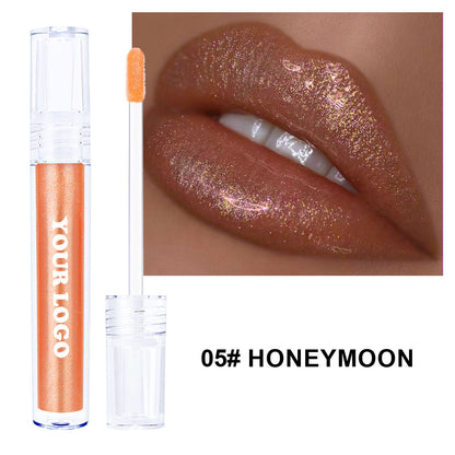 A mirror water gloss lip gloss lip glaze —— Customizable logo MOQ 100 pieces