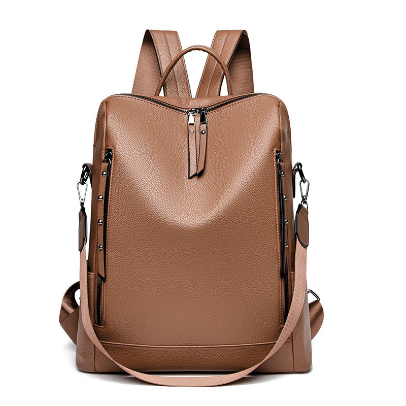 A new fashionable versatile student schoolbag large capacity outdoor backpack outdoor travel bag