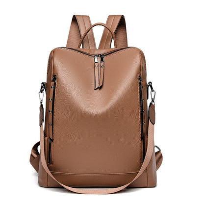 A new fashionable versatile student schoolbag large capacity outdoor backpack outdoor travel bag