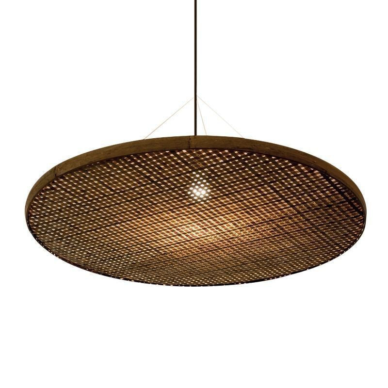 A bamboo chandelier