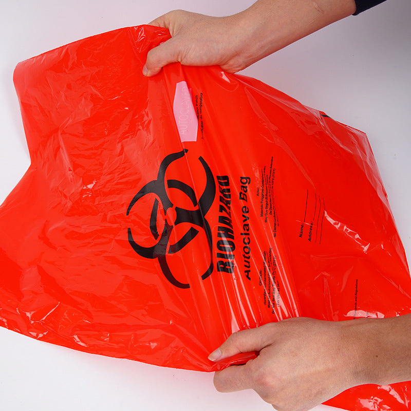 A medical garbage bag sterilization bag