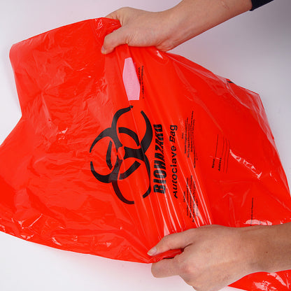 A medical garbage bag sterilization bag