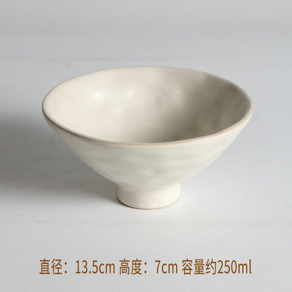 A ceramic handmade tableware