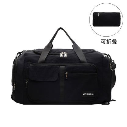 A foldable portable shoulder large capacity bag