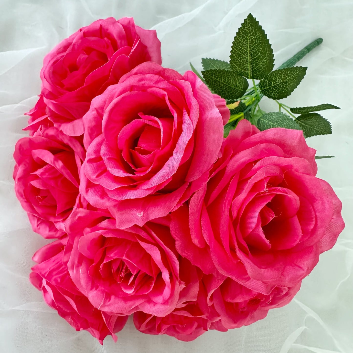 A 9 head Anna rose wedding home decoration rose auditorium hotel scene set DIY design fake flower