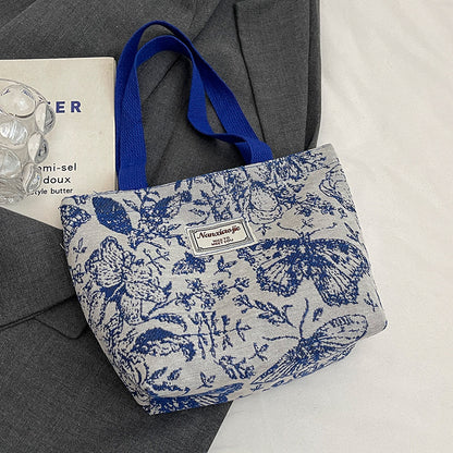 A new canvas bag women's ins versatile shopping commuter tote bag women's bag