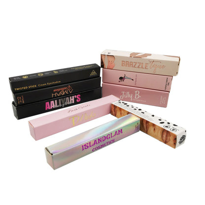 A Youfan white card bronzing gift packaging box custom mask cosmetic carton kraft paper corrugated box wholesale MOQ: 3000PIECE - Mixbatch
