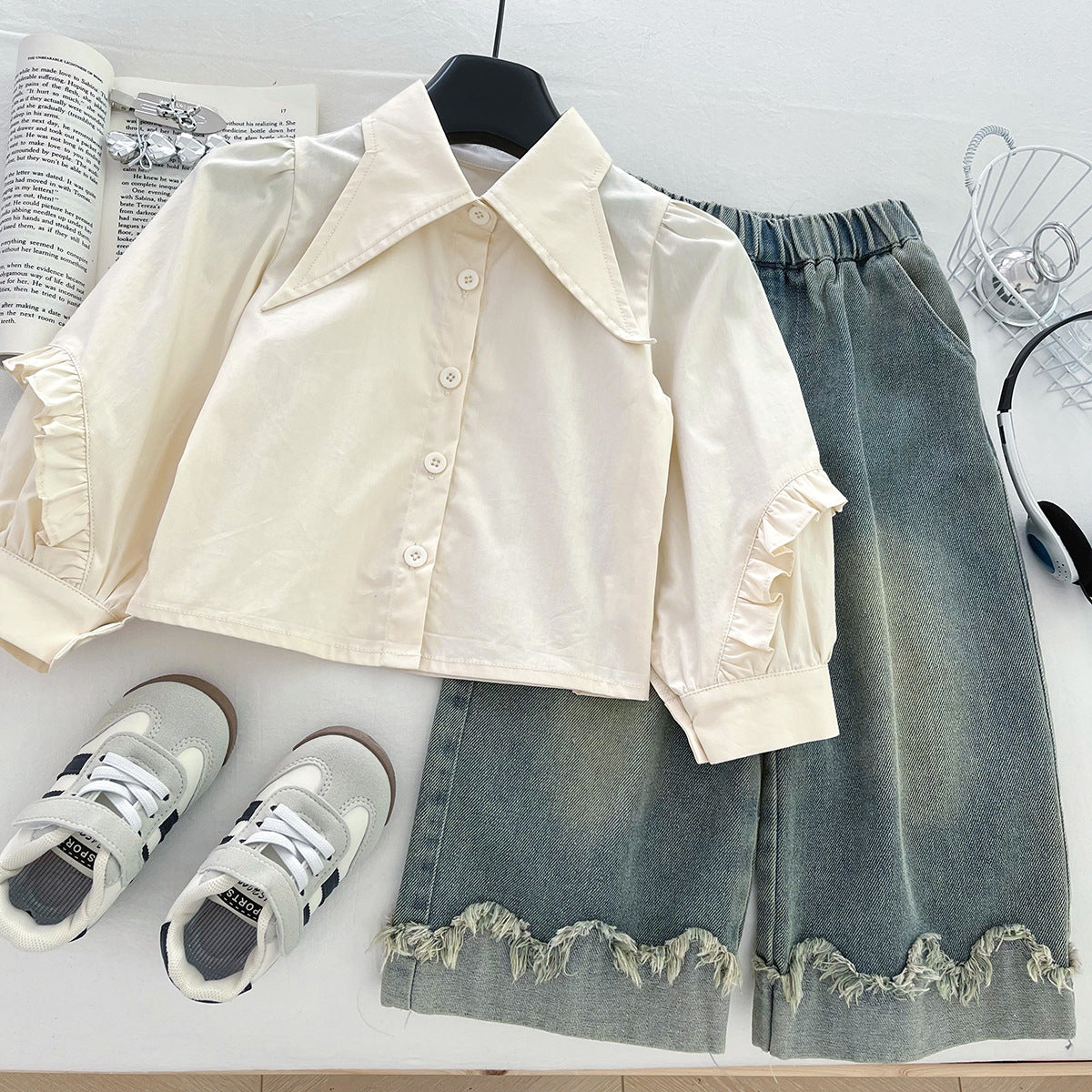 A three-piece girl set