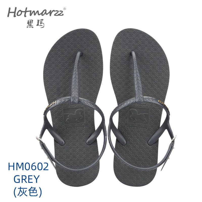 A Hotmarzz, the new Internet celebrities ins tide non-slip sandals women's beach shoes fashion sandals summer